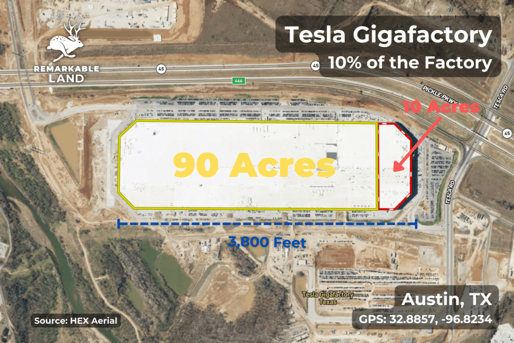 10 Acres in Austin, TX - Tesla Gigafactory