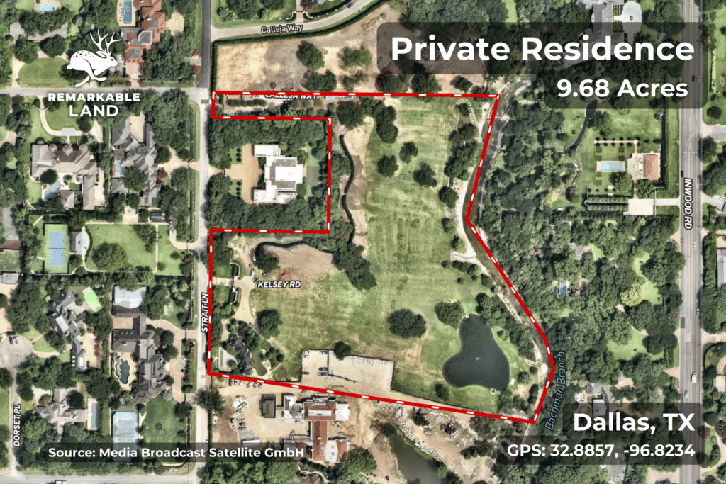 10 Acres in Dallas, TX - Private Residence